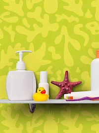 SpongeBob SquarePants Underwater Yellow Wallpaper