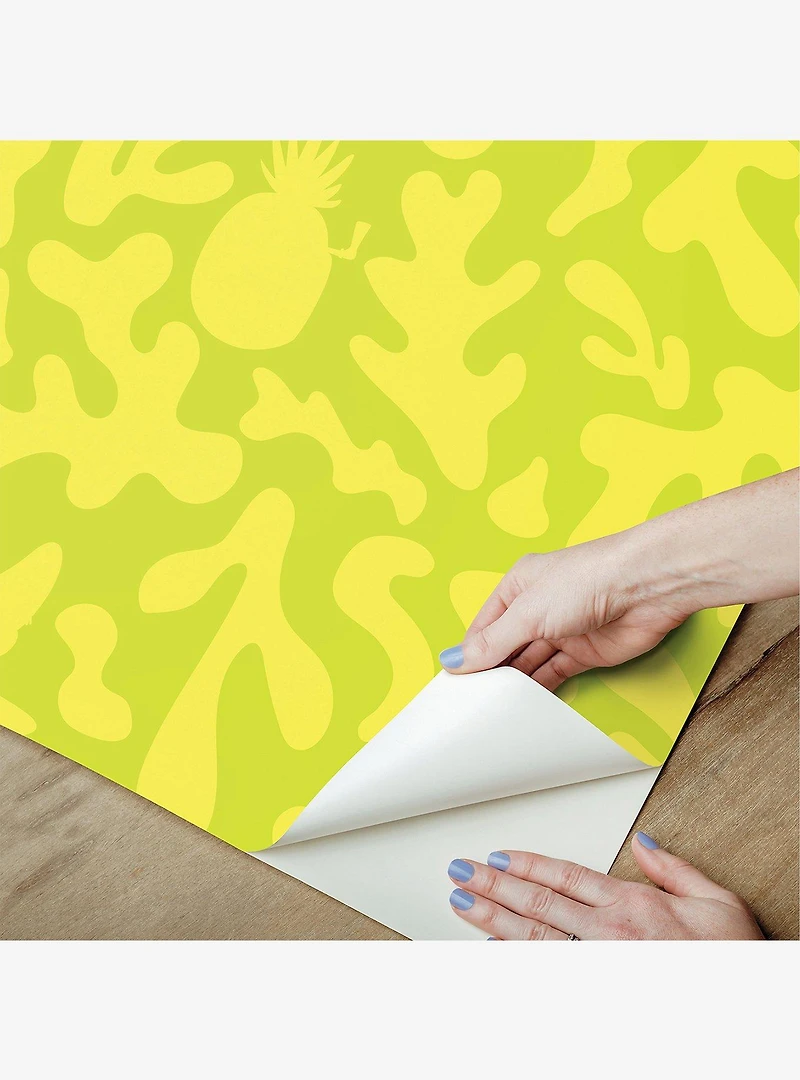 SpongeBob SquarePants Underwater Yellow Wallpaper