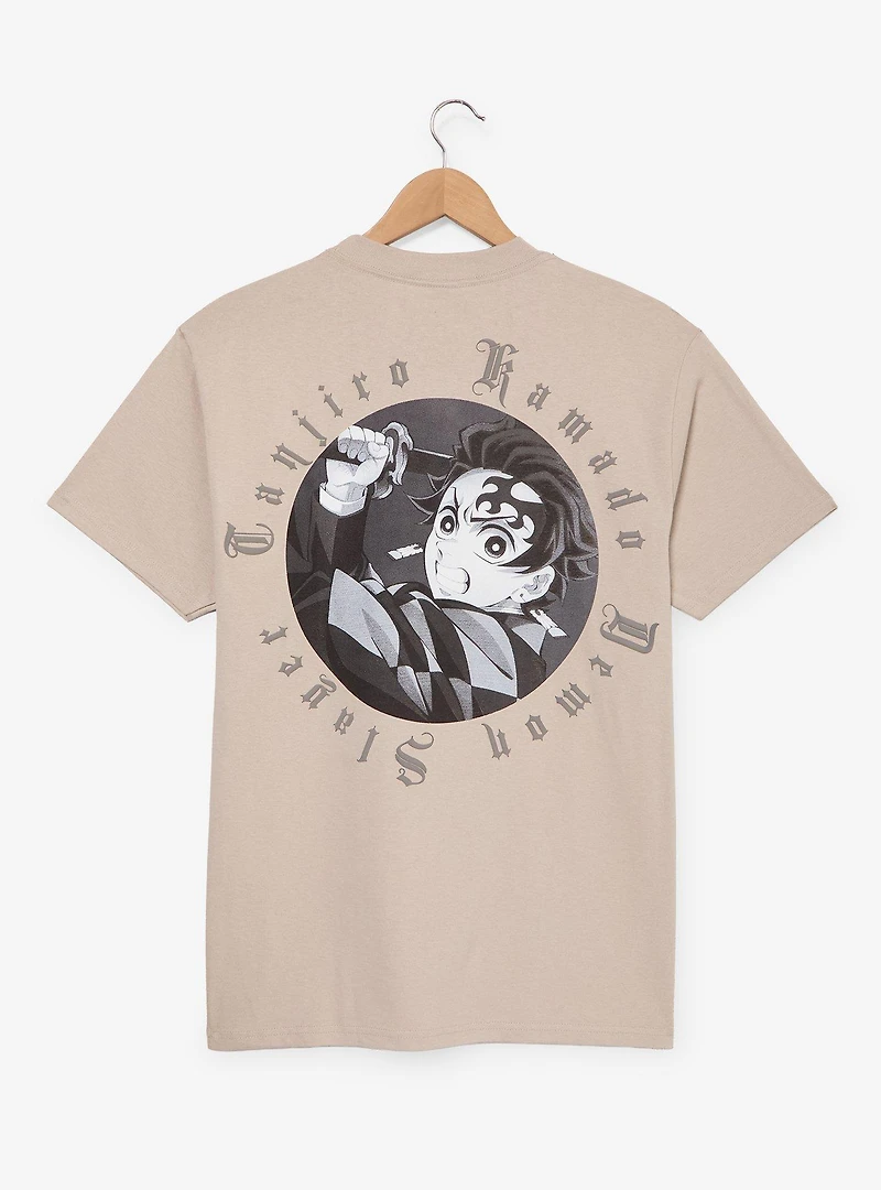 Demon Slayer Tanjiro Kamado Tonal T-Shirt - BoxLunch Exclusive