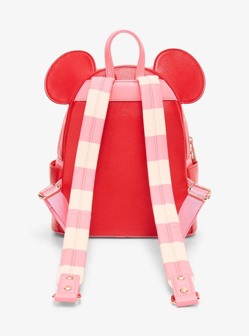 Loungefly Disney Minnie Mouse Candy Cane Mini Backpack