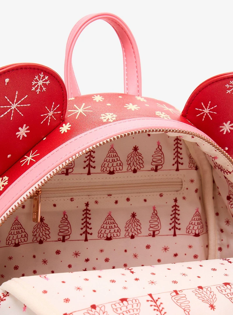 Loungefly Disney Minnie Mouse Candy Cane Mini Backpack