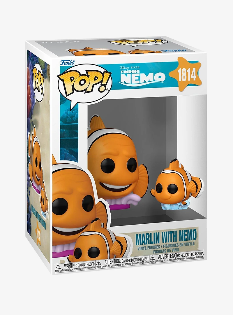 Funko Pop! Disney Pixar Finding Nemo Marlin with Nemo Vinyl Figure