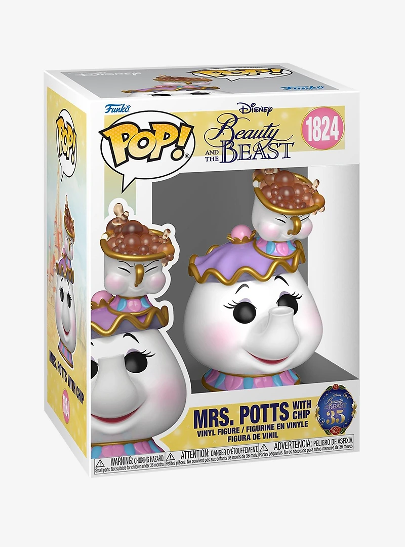 Funko Pop! Disney Beauty and The Beast Mrs. Potts with Chip Vinyl Figure