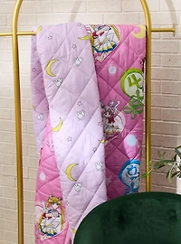 Sailor Moon Sailor Guardians Retro Reversible Quilted Blanket - BoxLunch Exclusive