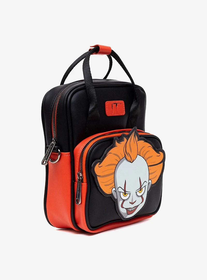 IT Pennywise Smiling Face Applique Crossbody Bag