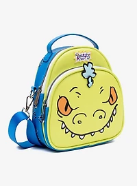 Rugrats Reptar Character Close Up Applique With Rawr Crossbody Bag