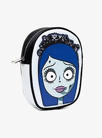 Corpse Bride Emily Face Applique Crossbody Bag