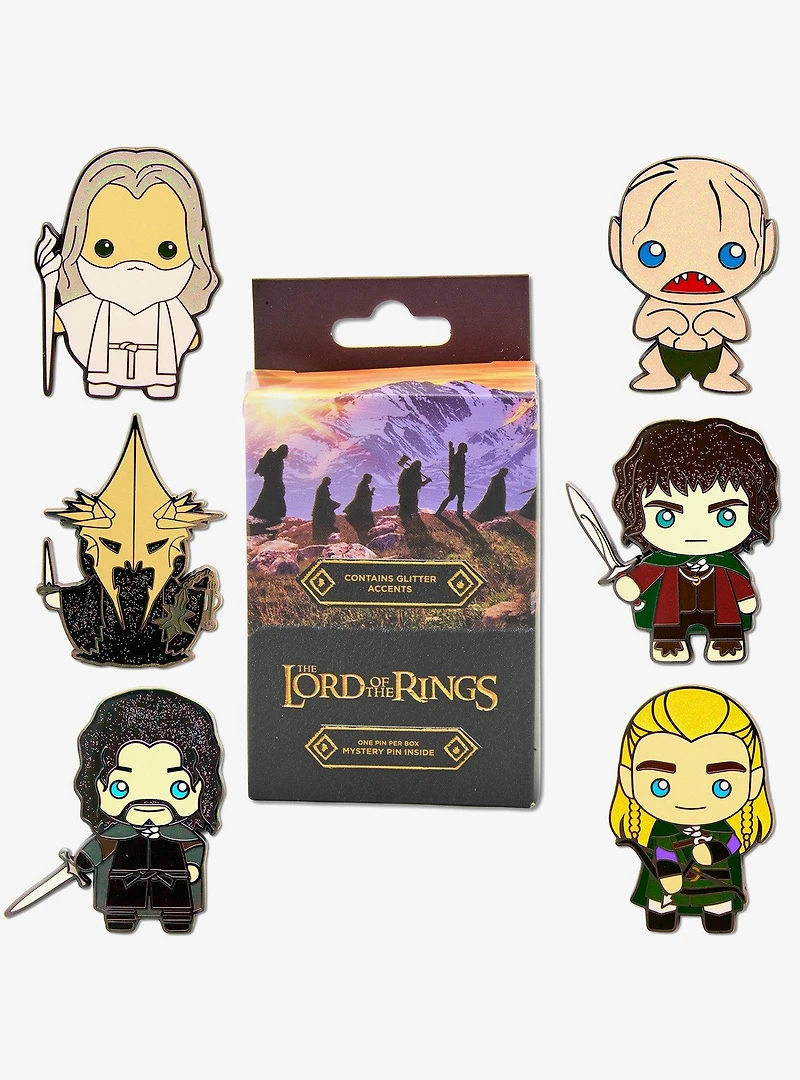 The Lord of The Rings Chibi Mystery Enamel Pin Blind Box Series