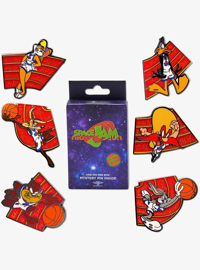 Looney Tunes Space Jam Mystery Enamel Pin Blind Box Series