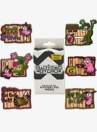 Courage The Cowardly Dog Interactive Mystery Enamel Pin Blind Box Series
