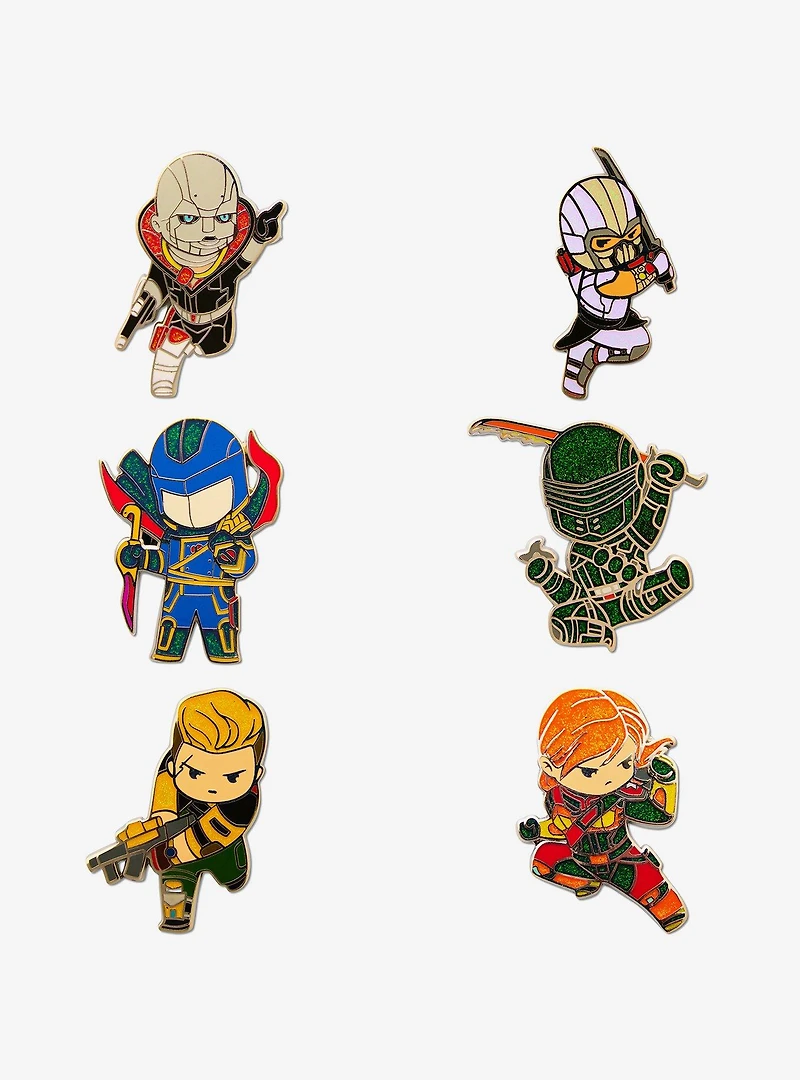 GI Joe Chibi Mystery Enamel Pin Blind Box Series 2 Pack