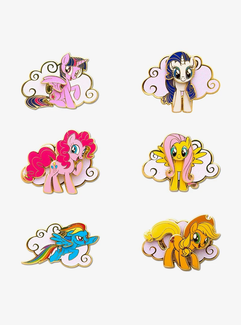 My Little Pony Interactive Mystery Enamel Pin Blind Box Series 2 Pack