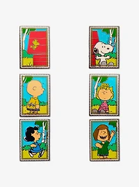 Peanuts Post Stamp Mystery Enamel Pin Blind Box Series 2 Pack