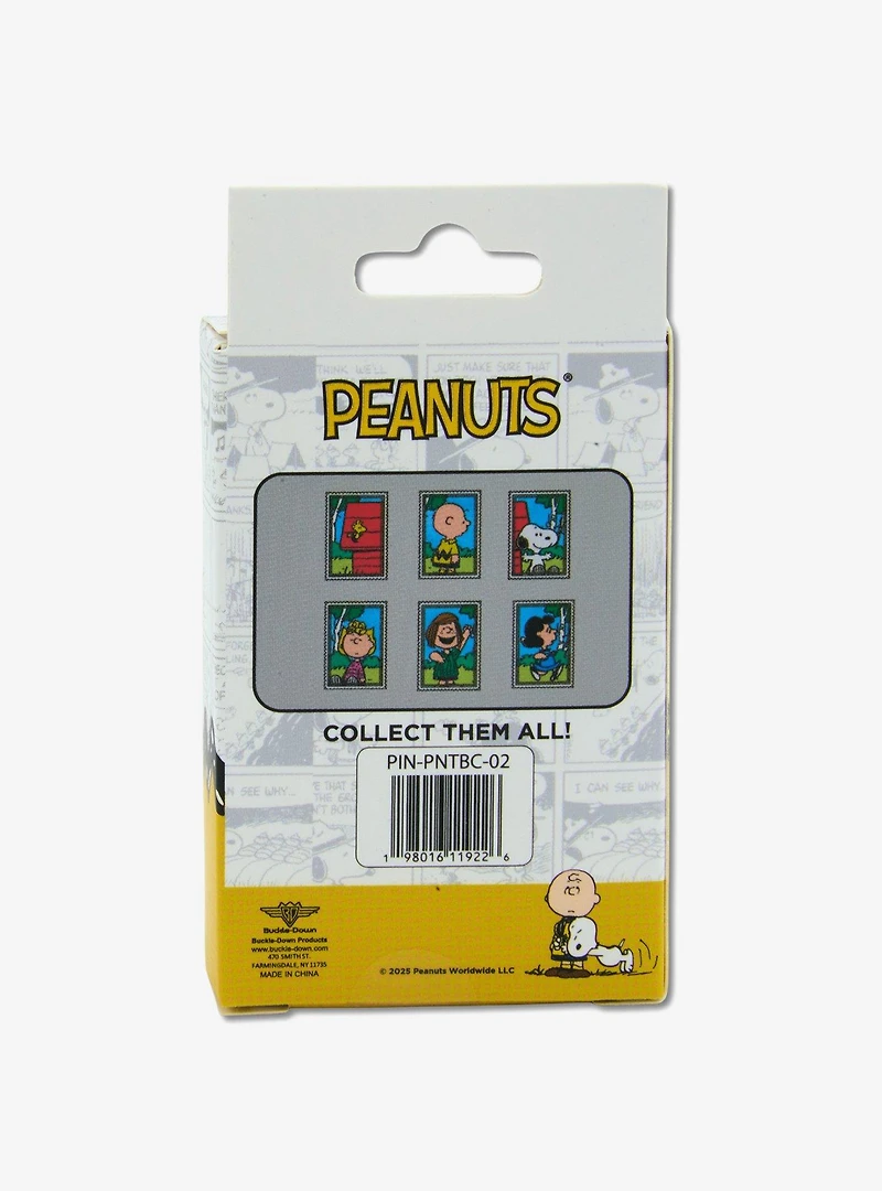 Peanuts Post Stamp Mystery Enamel Pin Blind Box Series 2 Pack