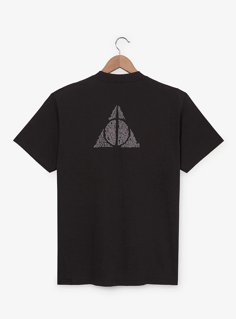 Harry Potter The Deathly Hallows Tonal T-Shirt - BoxLunch Exclusive