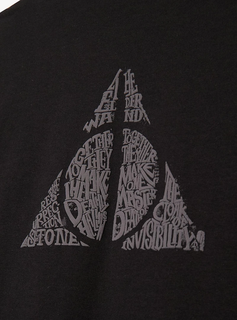 Harry Potter The Deathly Hallows Tonal T-Shirt - BoxLunch Exclusive