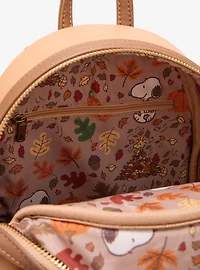 Loungefly Peanuts Snoopy Fall Foliage Chenille Mini Backpack - BoxLunch Exclusive