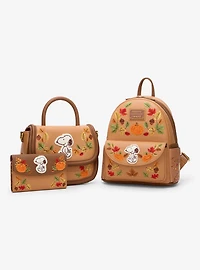 Loungefly Peanuts Snoopy Fall Foliage Chenille Mini Backpack - BoxLunch Exclusive