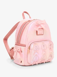 Loungefly Disney Princess Cameo Pink Portraits Tonal Mini Backpack