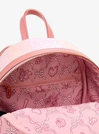 Loungefly Disney Princess Cameo Pink Portraits Tonal Mini Backpack