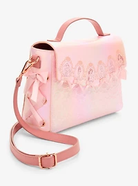 Loungefly Disney Princess Cameo Pink Portraits Tonal Crossbody Bag