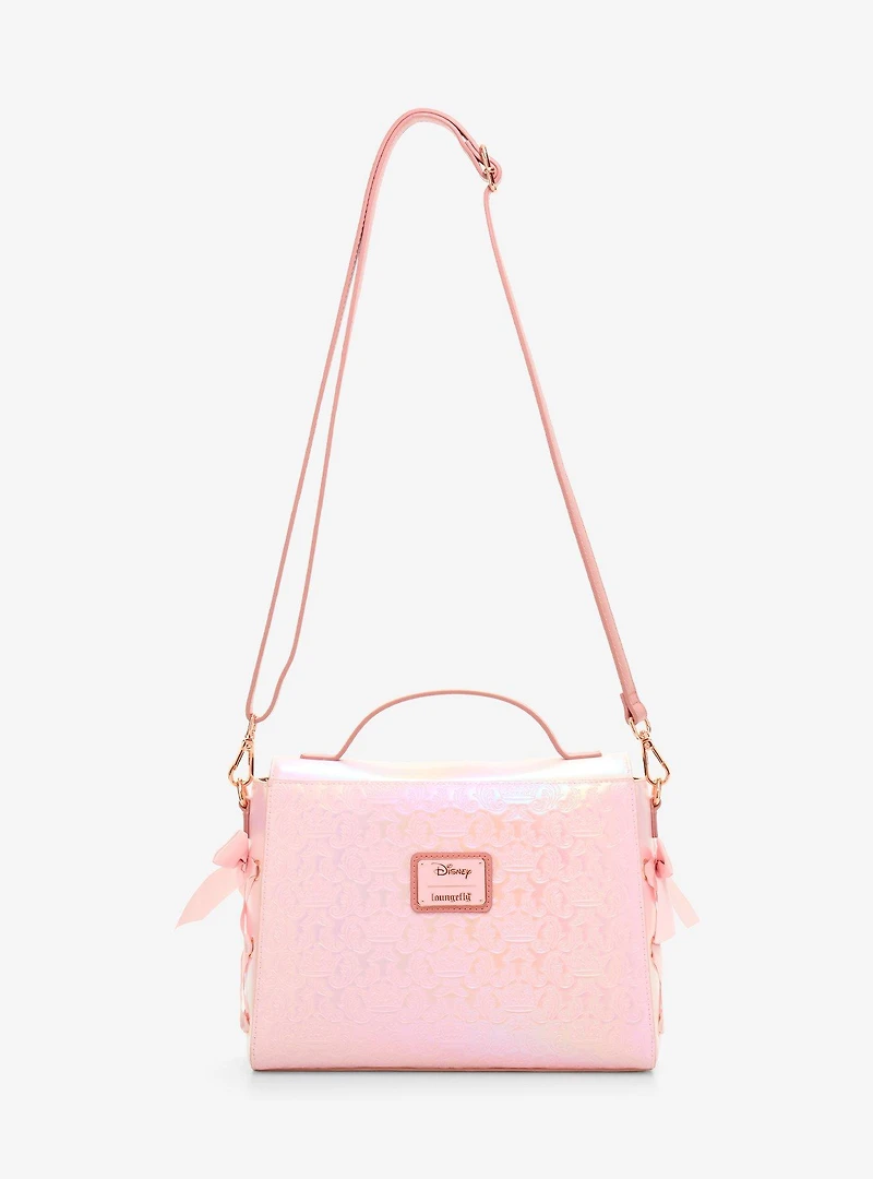 Loungefly Disney Princess Cameo Pink Portraits Tonal Crossbody Bag