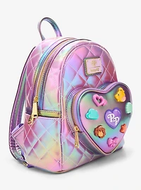 Loungefly Polly Pocket Iridescent Quilted Heart Mini Backpack - BoxLunch Exclusive
