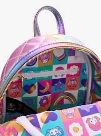 Loungefly Polly Pocket Iridescent Quilted Heart Mini Backpack - BoxLunch Exclusive