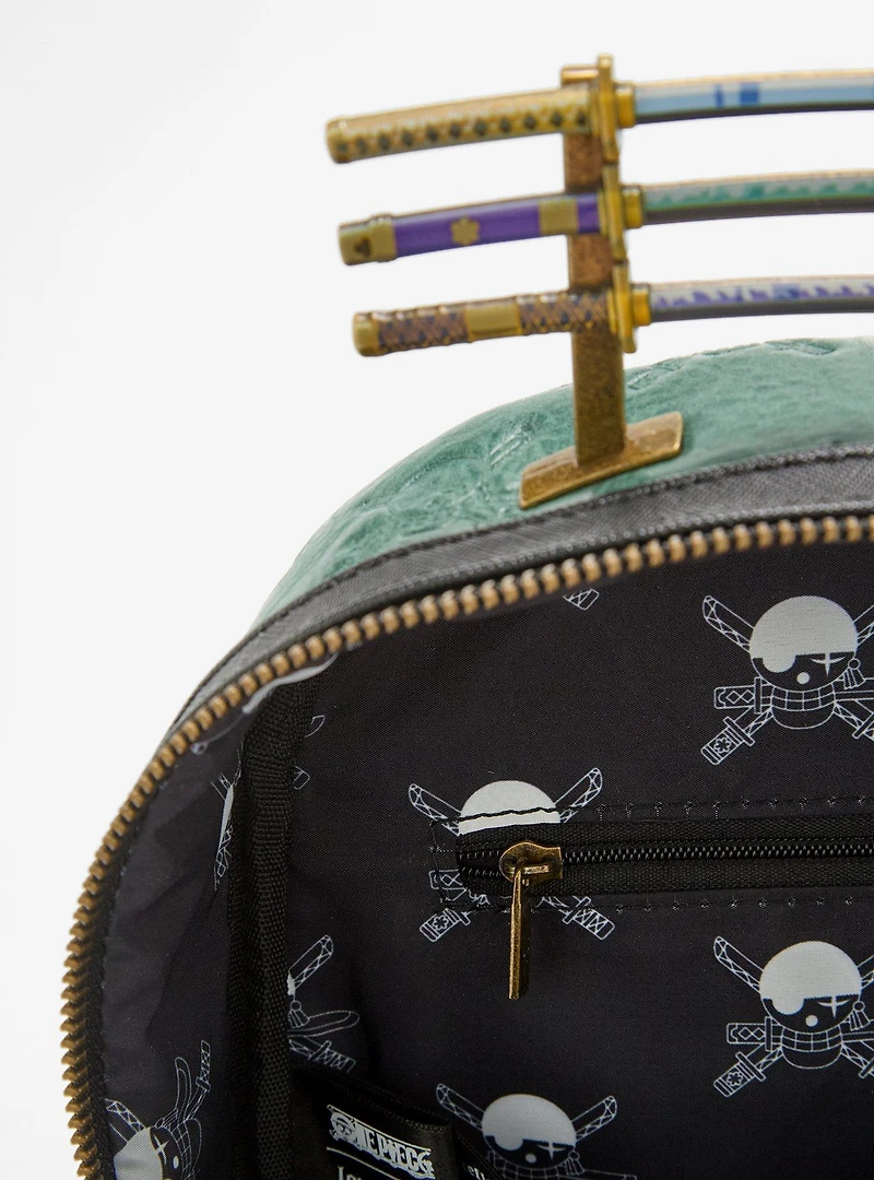 Loungefly One Piece Roronoa Zoro Debossed Mini Backpack - BoxLunch Exclusive