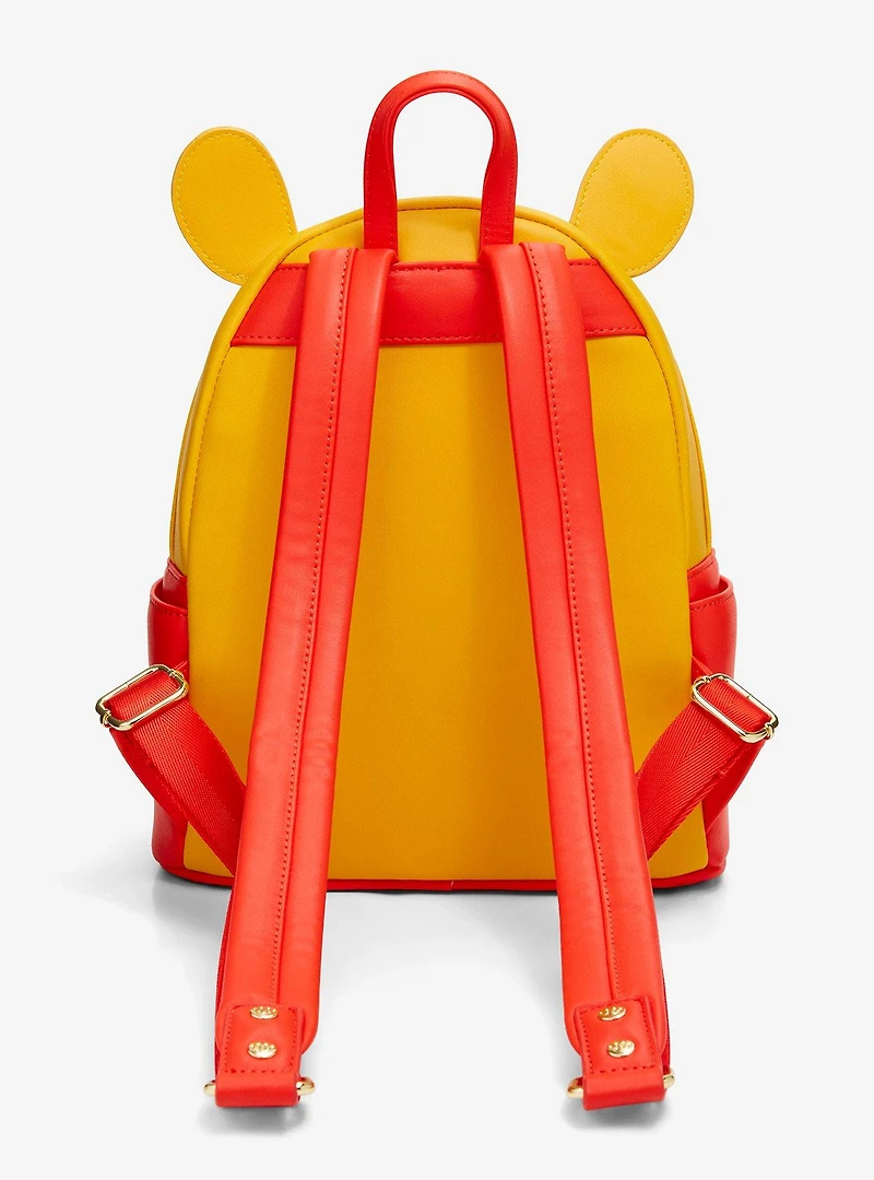 Loungefly Disney Winnie the Pooh Pin Display Pooh Bear Mini Backpack With Pin - BoxLunch Exclusive