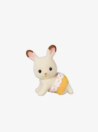 Calico Critters Chocolate Rabbit Twins Figure Set