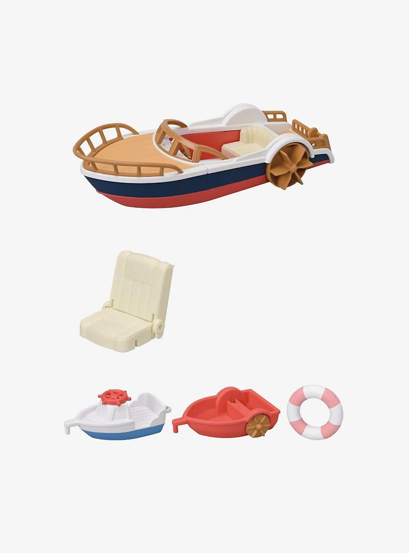 Calico Critters Sea Sailors Leisure Boat Figure Set