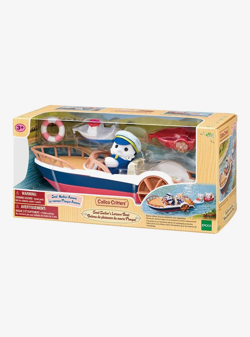 Calico Critters Sea Sailors Leisure Boat Figure Set