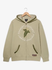 the Lord of Rings Leaf Lórien Zippered Hoodie - BoxLunch Exclusive