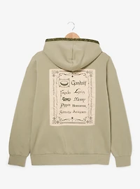 the Lord of Rings Leaf Lórien Zippered Hoodie - BoxLunch Exclusive