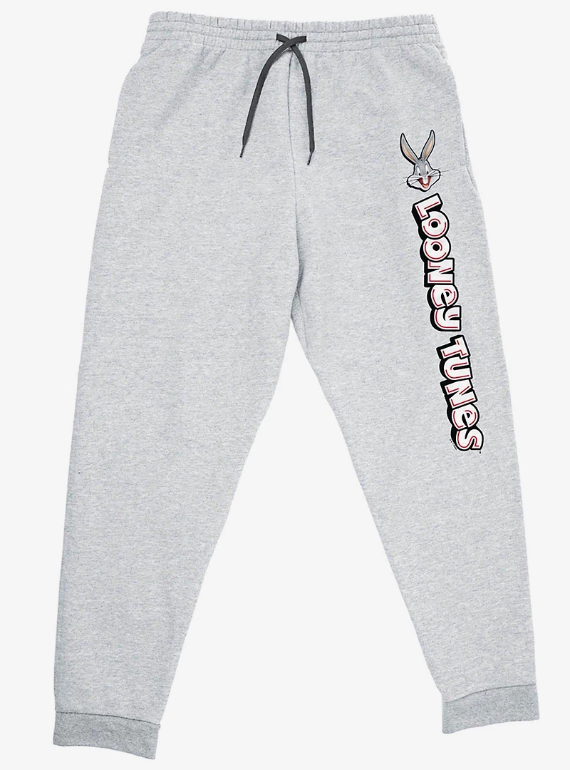 Looney Tunes Bugs and Logo Jogger Sweatpants