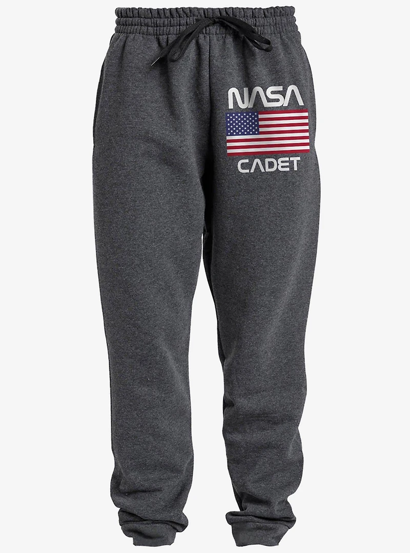 NASA Cadet American Flag Jogger Sweatpants