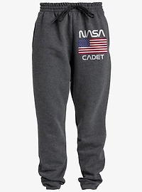 NASA Cadet American Flag Jogger Sweatpants