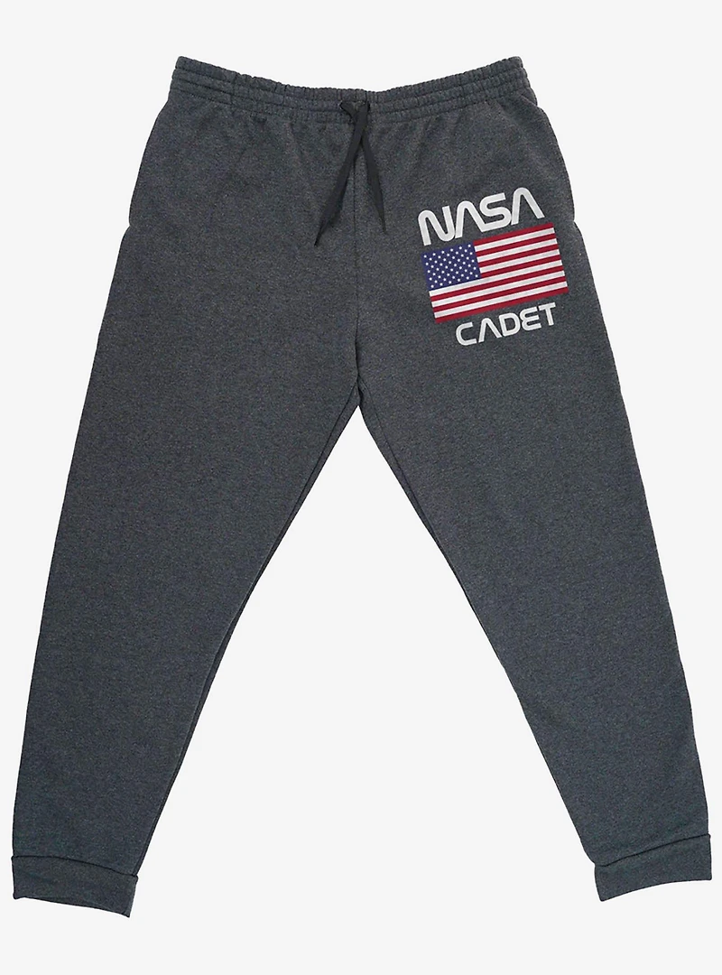 NASA Cadet American Flag Jogger Sweatpants