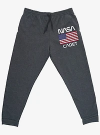 NASA Cadet American Flag Jogger Sweatpants