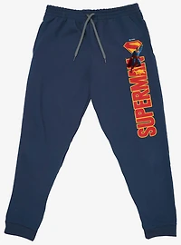 DC Comics Superman 2025 Shield Name Jogger Sweatpants