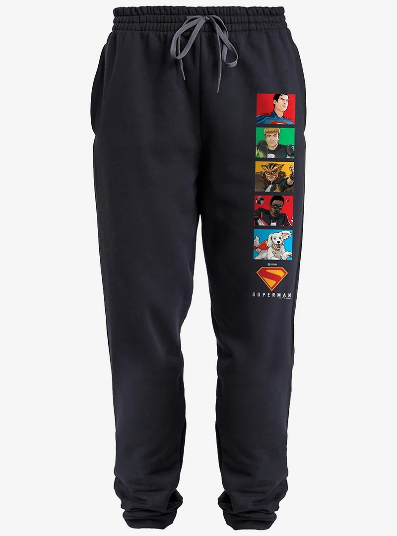 DC Comics Superman 2025 Square Portraits Jogger Sweatpants