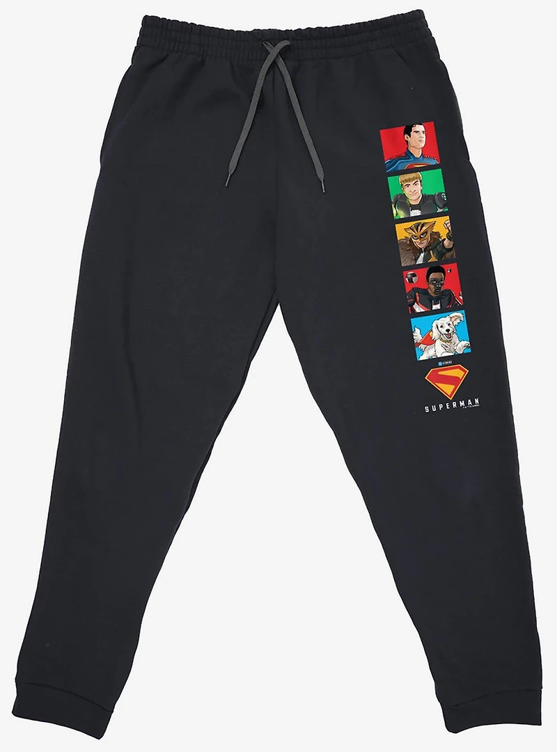 DC Comics Superman 2025 Square Portraits Jogger Sweatpants