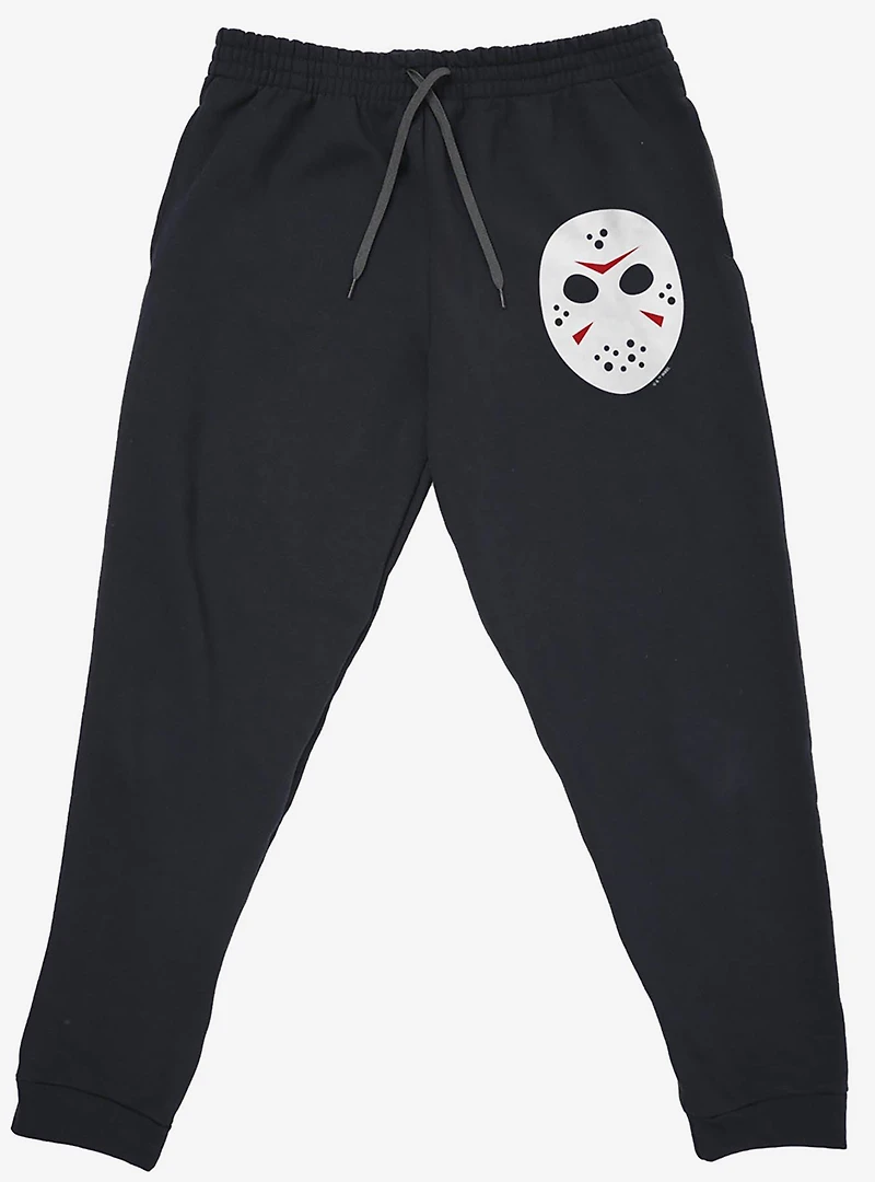 Friday the 13th Simple Mask Jogger Sweatpants