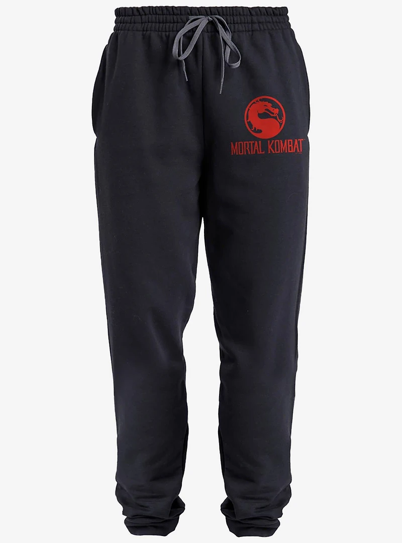 Mortal Kombat Klassic Dragon Logo Jogger Sweatpants
