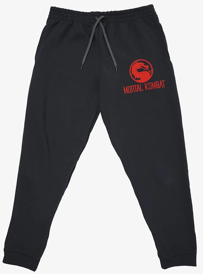 Mortal Kombat Klassic Dragon Logo Jogger Sweatpants