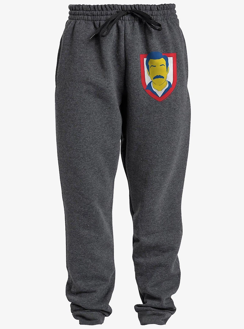 Ted Lasso Mustache Jogger Sweatpants