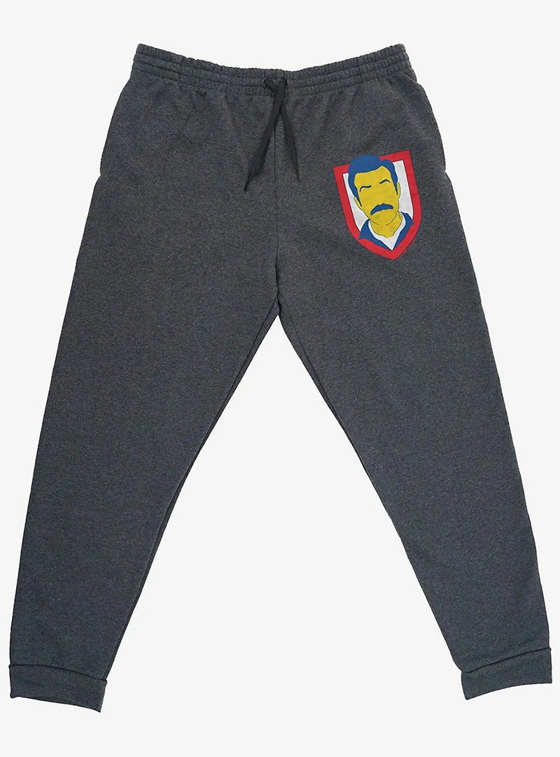 Ted Lasso Mustache Jogger Sweatpants