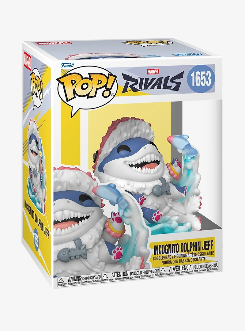 Funko Pop! Marvel Rivals Incognito Dolphin Jeff Vinyl Bobblehead