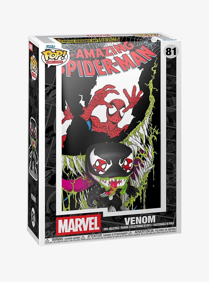 Funko Pop! Comic Cover Amazing Spider-Man Venom Vinyl Figure
